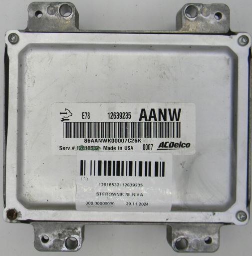 12639235 AANW OPEL STEROWNIK SILNIKA